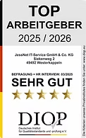 Jessnet ist Top-Arbeitgeber 2025/2026